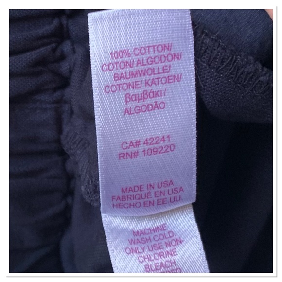 NWT Anthropologie Velvet By Graham & Spencer Coulette Cotton Pants Blue Size XS - Picture 8 of 8